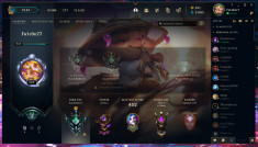 Cont League of Legends plat4 lv 209,all champs,135 skins,3 ultimate foto