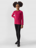 Colanți din tricot pentru fete - negri, 4F Sportswear