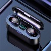 Casti Bluetooth 5.1 TWS AVEX Ear Drops, Incarcare Powerbank, Microfon, Reducere Zgomot, Autonomie 4h, Afisaj Baterie