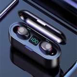 Casti Bluetooth 5.1 TWS Avex Ear Drops, True Wireless, Powerbank 1200mAh, Microfon, Reducere Zgomot, Autonomie 4h, Negru