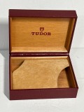 CUTIE CEAS TUDOR (Rolex) - Ref. 94.00.1 - Lemn + Piele - Vintage - Anii 80-90 - De colectie - NOS !