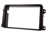 Cadru radio 2 DIN negru pentru VW