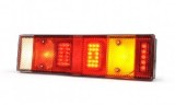 Stop Dreapta Hibrid LED 7 Functii 12/24V 46.5x13cm Lampa Spate Pozitie Frana Semnalizare Ceata Mers Inapoi Gabarit Catadioptru Universal