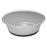 Bol Metalic Animale, Capacitate 2.5L, Diametru 25cm, Antialunecare, Oem