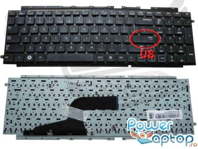 Tastatura Samsung NP RC710 layout US fara rama enter mic, RC710 layout US fara rama enter mic, RC710 S02 foto