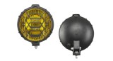Proiector auto Wesem 12/24V rotund bec H3, 164x78mm cu lumina de ceata partea dreapta/stanga sticla galbena, 1 buc .