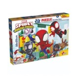 Puzzle 2 in 1 Lisciani Marvel M-Plus - Spidey, 24 piese