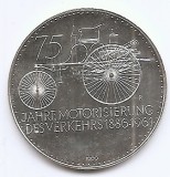 Germania - Medalie - 1961 - Daimler Benz 75 ani, Argint 24,8 g/999, 40 mm, Md5,, Europa