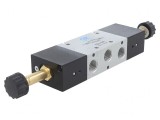 Ventil electromagnetic bistabil 5/2 G 1/4 1-10 bar