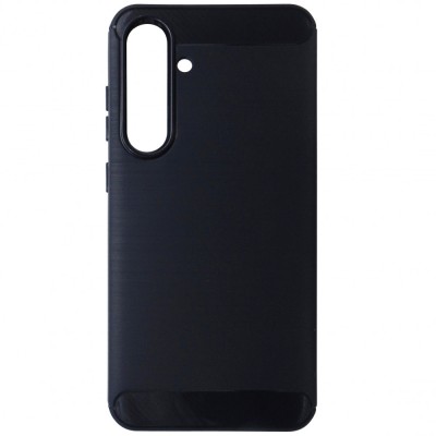 Husa tip capac spate Carbon silicon bleumarin pentru Samsung Galaxy S24 FE 5G foto