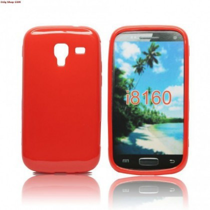 Husa silicon Jelly Samsung Galaxy Ace 2 I8160 Rosu