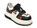 Cumpara ieftin Pantofi sport FLAVIA PASSINI alb-negru, 267715, din piele naturala