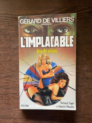 Gerard de Villiers L Implacable Jeu de vilain foto