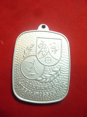 Medalie Sportiva Germania -Riesa Grassenheim ,dim.=4,2x5,7cm foto