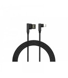 Cablu Golf Pudding iPhone 48I 1m 2.4A negru