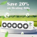Ventilator pentru radiator ecoCalm cu 5 ventilatoare,economiseste 20%