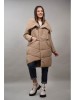 Geaca iarna groasa dama Vento Camel/Kaki (S=M, M=L, L=XL), poliester/poliamida, fashion