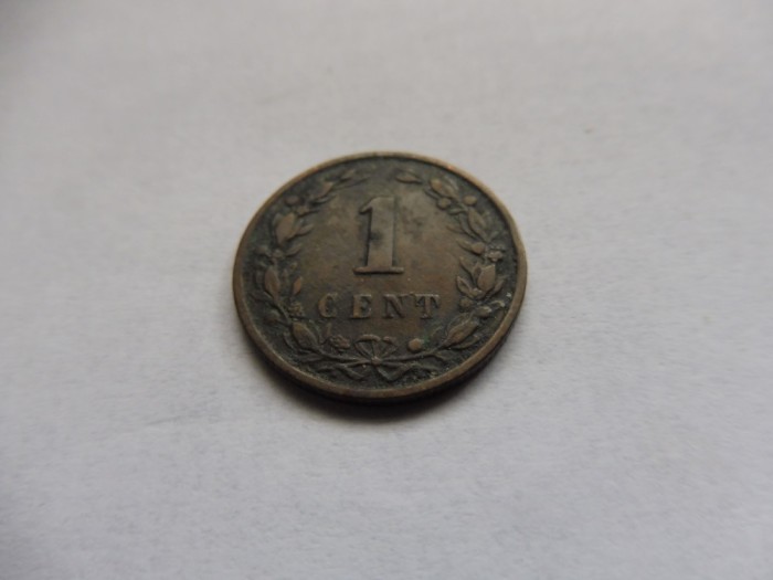 OLANDA - 1 CENT 1884 - William III (39)