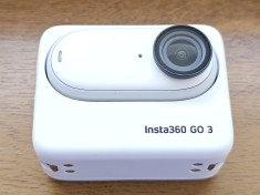 Camera video sport INSTA360 GO3, 64GB, Wi-Fi, Bluetooth, alb, putin folosit