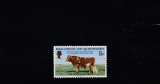 Guernsey 1972-A II-a Conf.Mondiala a crescatorilor de animale,Fauna,MNH,Mi.66, Nestampilat