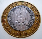 7.400 DJIBOUTI 250 FRANCS FRANCI 2012 BIMETAL