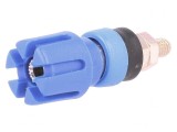 Soclu Banană 4mm 30A Albastru, CLIFF