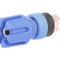 Soclu Banană 4mm 30A Albastru