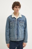 Levi&#039;s geacă din denim 16365.0128-MedIndigoW