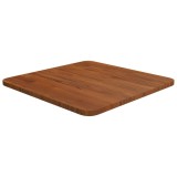 Blat de masă pătrat maro &icirc;nchis 40x40x1,5 cm lemn stejar tratat