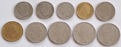 Italia, Lot monede foto