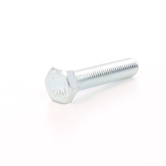 Surub cu cap hexagonal, filetat complet, otel, zincat alb, DIN933-8.8, M12 x 30 mm