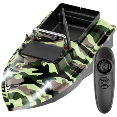 Barca Plantat, Nadit si Momit iUni V050, 500m, 2kg, 18000mAh, 10km/h, Telecomanda 2.4GHz, Army