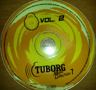 CD Tuborg Music Collection 7 Vol. 2, original foto