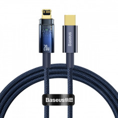 Baseus Explorer USB-C - Lightning 20W cablu de 1m albastru (CATS000003)