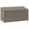Gossi cutie de depozitare de gradina gri 110x50x58 cm polirattan