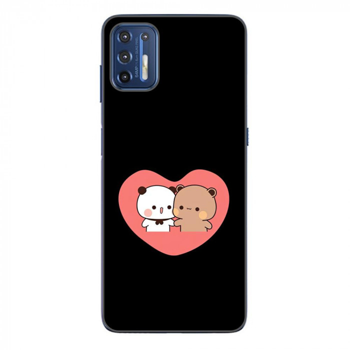 Husa compatibila cu Motorola Moto G9 Plus Silicon Gel Tpu Model Bubu Dudu In Heart