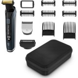 Aparat de tuns, conturat si ras Rowenta Forever Sharp Ultimate TN6204E0, autonomie 120 min, 18 setari, accesoriu ras barba si parul corporal, wet &amp;amp