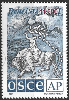 B0393 - Romania 2001 - OSCE 1v. neuzat,perfecta stare foto