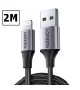Cablu MFi Lightning la USB A pentru iPhone/iPad UGREEN, 2M