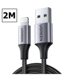 Cablu MFi Lightning la USB A pentru iPhone/iPad UGREEN, 2M