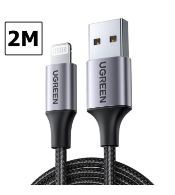 Cablu MFi Lightning la USB A pentru iPhone/iPad UGREEN, 2M foto