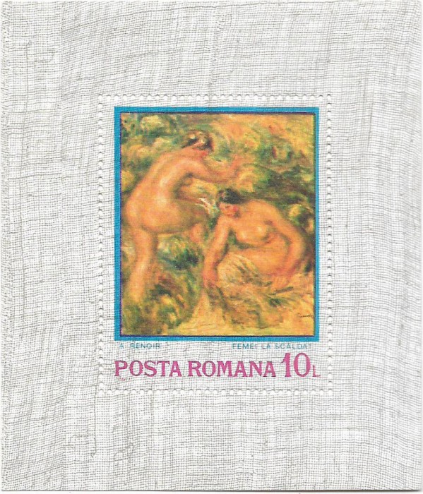 Colita Reproduceri de arta - Impresionismul, 1974 - NEOBLITERATA