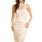 N776-15 Rochie midi din dantela fara maneci