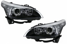 Faruri LED Dayline Angel Eyes BMW Seria 5 E60 E61 (2003-2007) LCI Design Performance AutoTuning