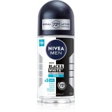 Nivea Men Invisible Black &amp; White deodorant roll-on antiperspirant pentru barbati 50 ml