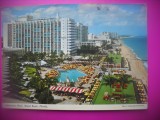 HOPCT 7640 HOTEL AMERICANA -MIAMI BEACH -FLORIDA-PLAJA -SUA-AMERICA DE NORD -CIRCULATA, Printata