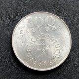 A457 Portugalia 100 escudos 1974 25 abril 74 argint, Europa
