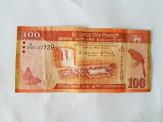 Sri Lanka 100 Rupees 2015 foto