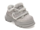 Pantofi GRYXX gri, 2205, din piele intoarsa