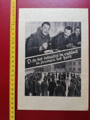 Lot 5 pliante,fluturasi,mini-afise propaganda WWII foto